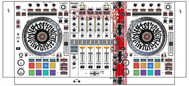 Pioneer DJ DDJ SZ 2 Skin Thudrumble